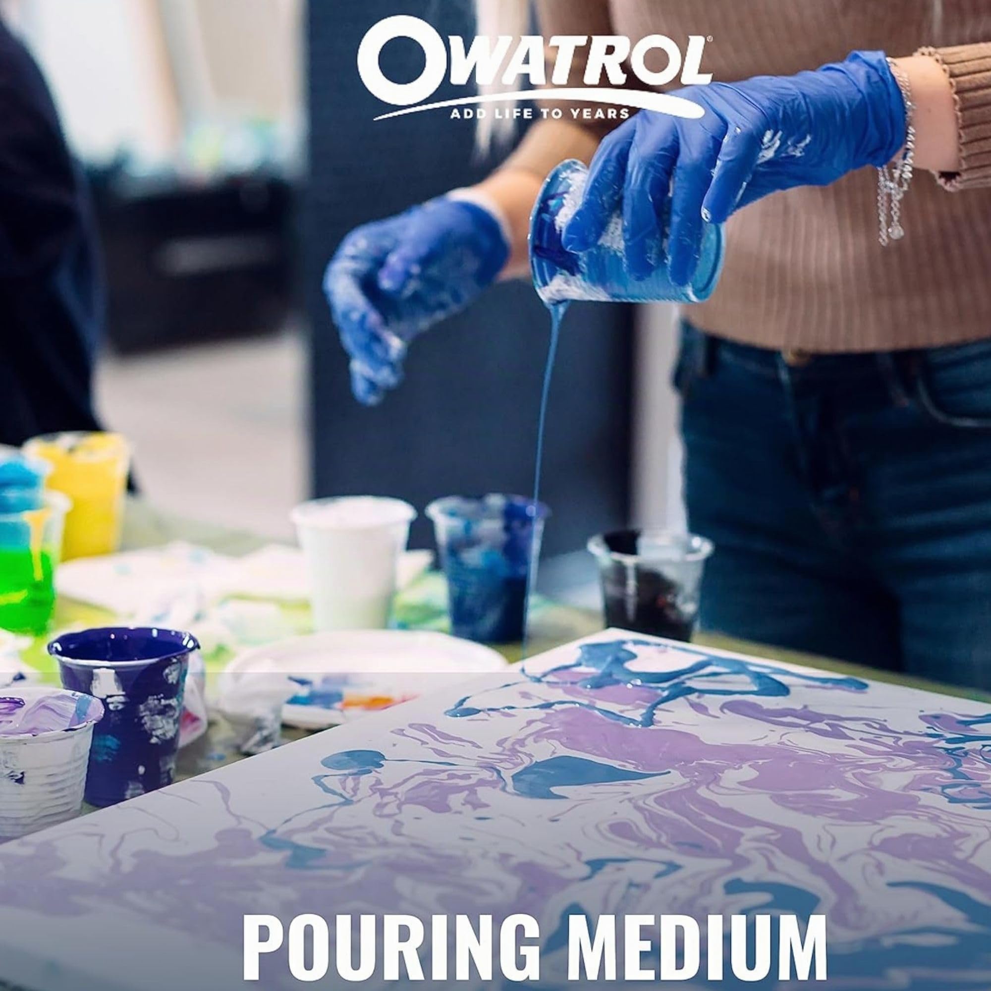 OWATROL FLOETROL 2,5 L Fließmittel für Acrylic Pouring Additiv für Acrylfarben