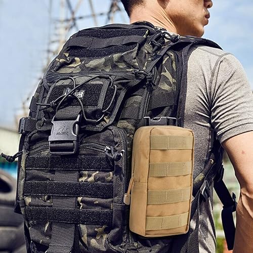 Miniatura 7 de Gogoku Paquete de 4 bolsas Molle tácticas Molle Bolsas Compactas Utilidad EDC Riñonera Pack