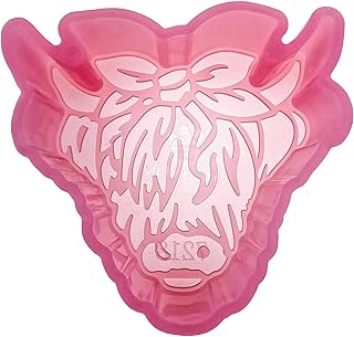 (300 Design Optional) MUBYOK M48 Highland Cow Silicone Freshie Mold for Baking Aroma Beads Car Freshie Supplies