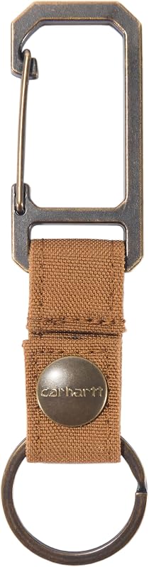 Unisex Adult Durable Metal Key Keeper, Belt Loop Key Ring Holder with Self-Locking Metal Gate Clip for Car/Home Keys