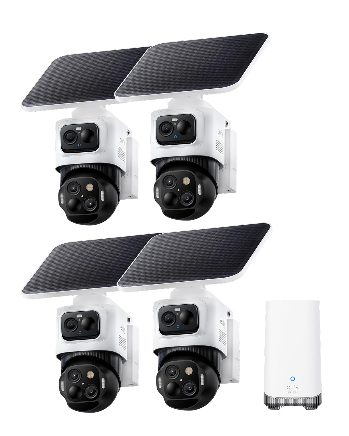Amazon.com : eufy Security eufyCam S4 4-Cam Kit,4K Solar Camera