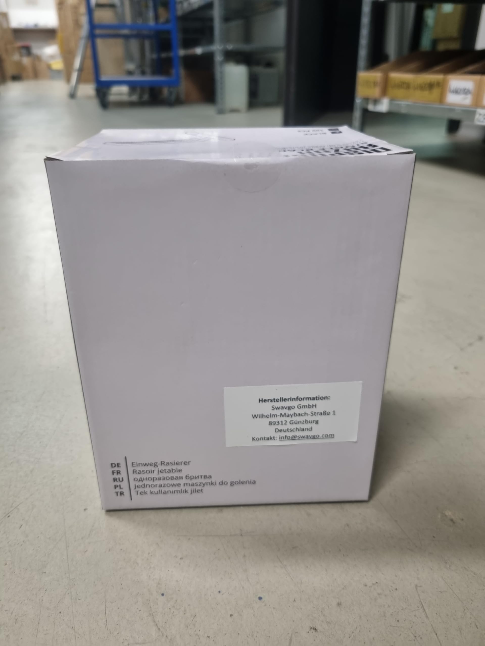 Einmal-Rasierer 1 Klinge 100 Stück/Pack - Einmal Rasierer Einwegrasierer Männer Frauen einklinge einschneidig - für Tattoo Studio, Kosmetikstudio etc. (10 Pack)