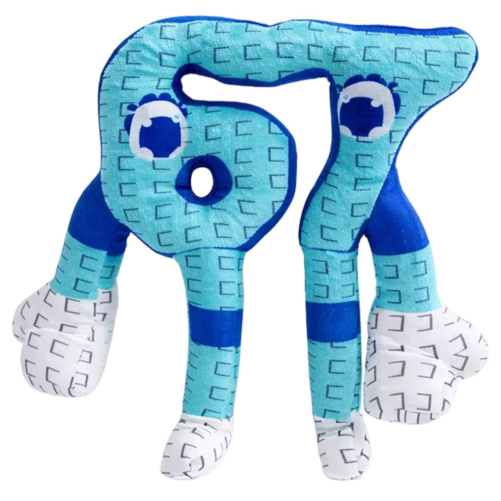 ToqoGeri Plush Toy, 67 Plush for Gifting, Soft Blue Cave Character, 67 Toy with Detailed Features, Collectible 67 Plush Doll