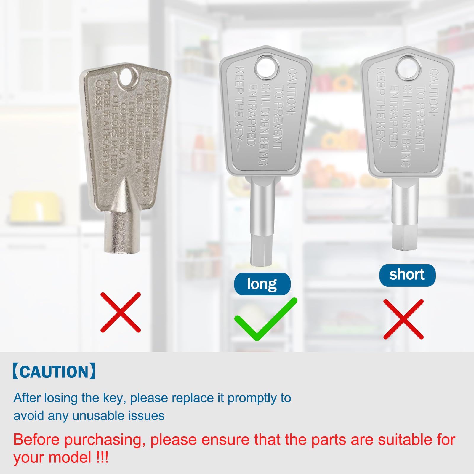 Amazon.com: JIOTAR WR01X28053 Freezer Door Key Replacement Haier