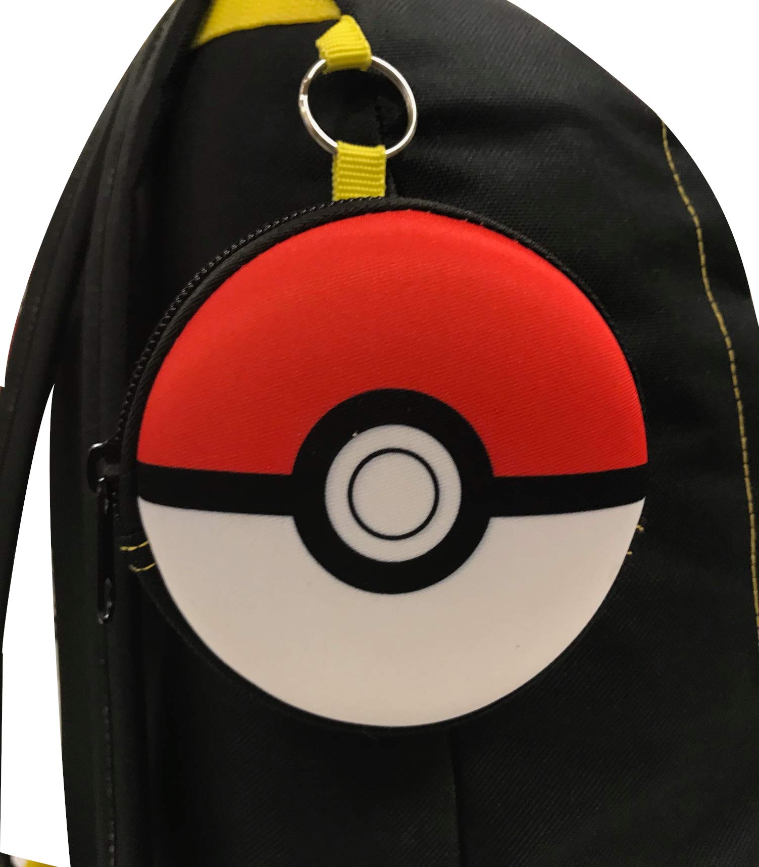 Pokemon Pikachu Roxy - Mochila grande con 2 cremalleras y monedero