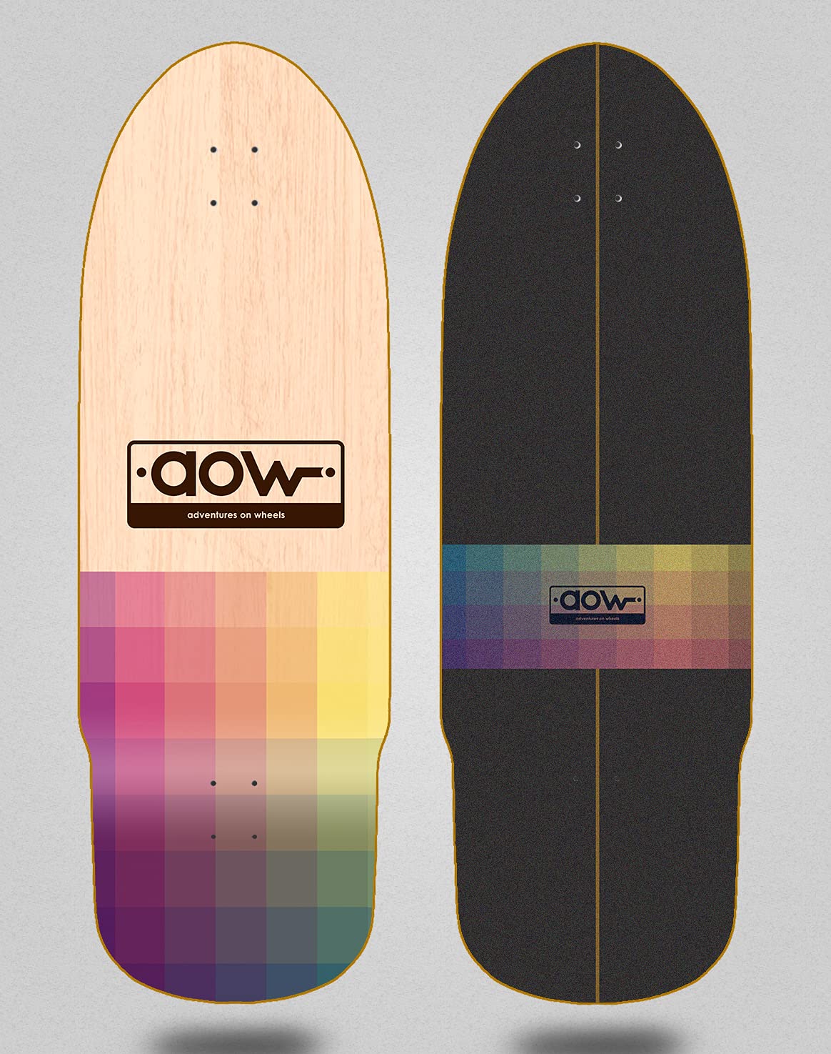 Aow monopatin Skate Skateboard surfskate Deck Tabla Pixels 32