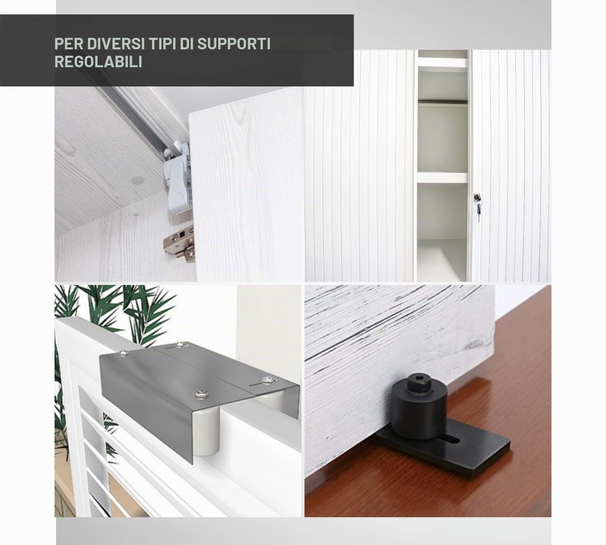 DOJA Industrial | Rulli Guida Cancello Scorrevole | Misure: 25 x 35 | 2 Pezzi | Ruote in Nylon | Usi: Nastro Trasportatore, Porta Scorrevole, Cancello Elettrico, Ruota per Transpallet