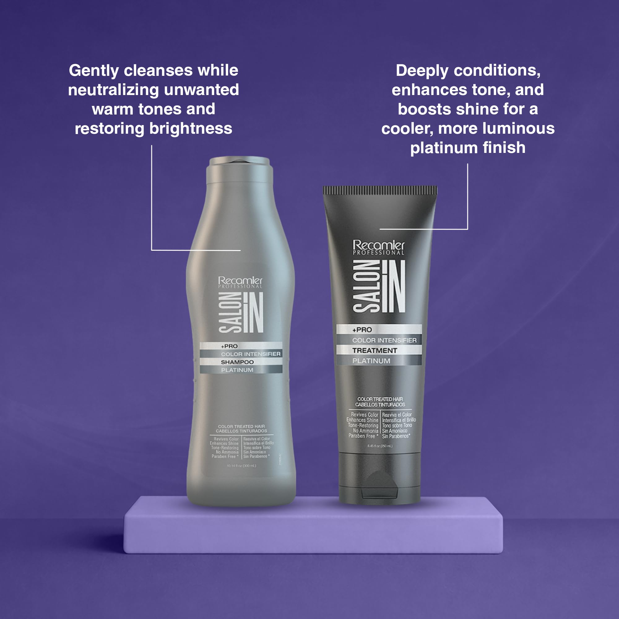 Re: Platinum Shampoo & Treatment セット Amazon.com : Salon In by Recamier | Pro Color Intensifier Hair