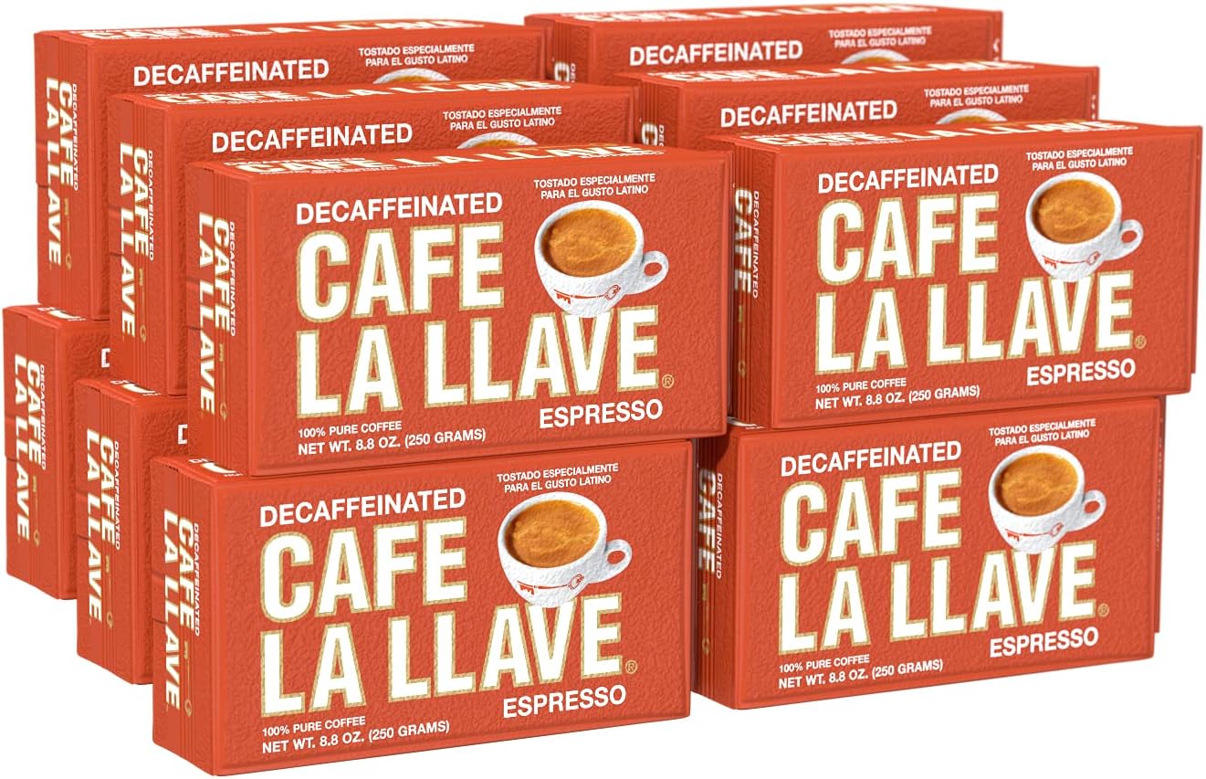 Decaf 6 PACK Cuban Espresso Ground Coffee 6 x 250 g by La Llave