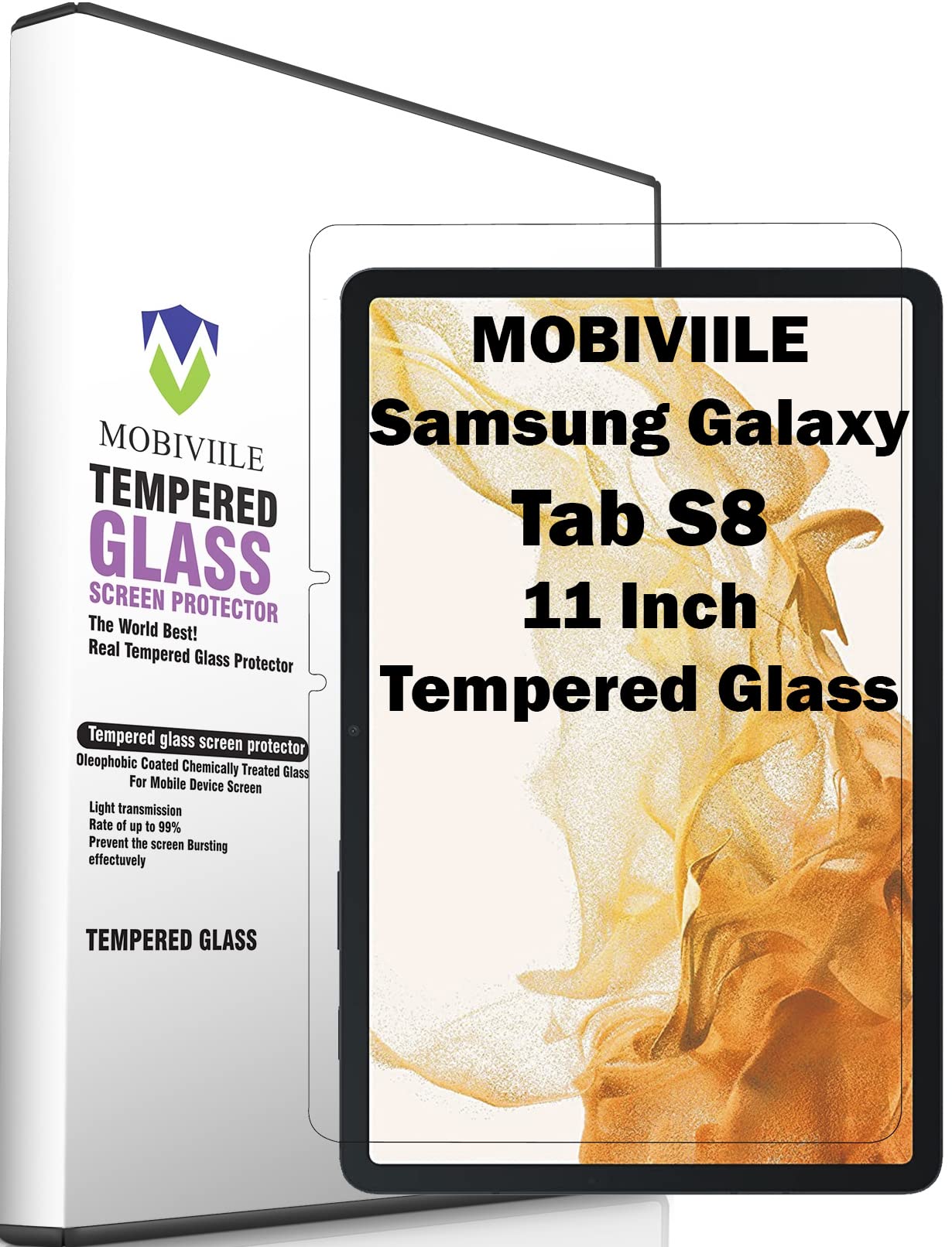 MOBIVIILE® Tempered Glass Screen Protector For Samsung Galaxy Tab S8/S7 11 inch (2022/2020) (SM-T870/SM-T875,SM-X700/SM-X706) (B09WR9C334) Amazon Price History, Amazon Price Tracker