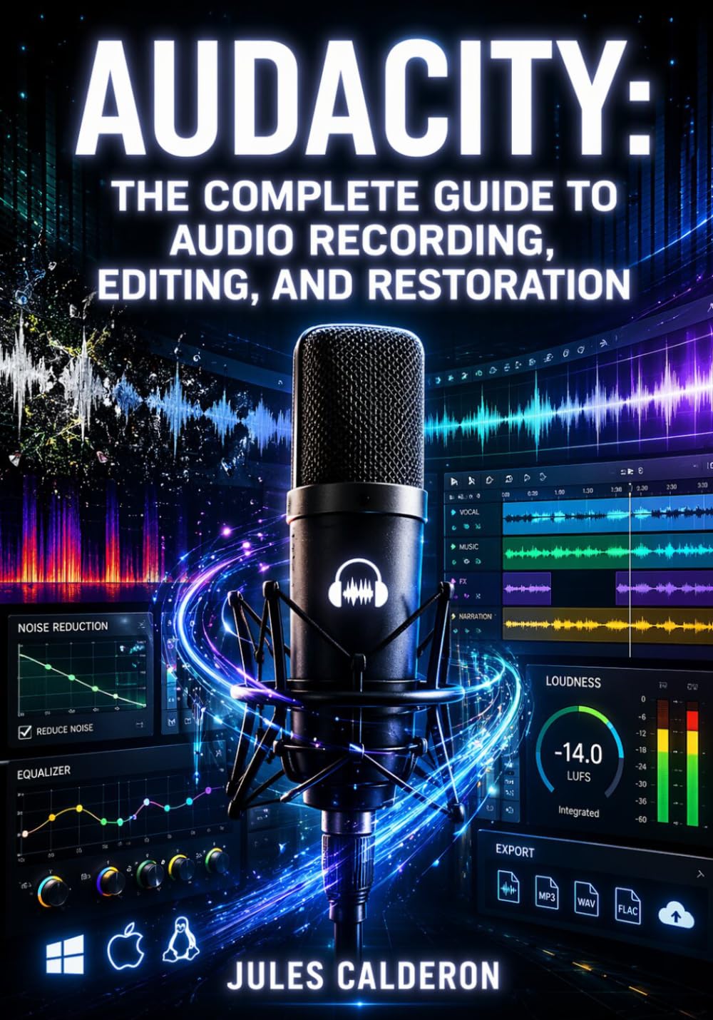 AUDACITY: THE COMPLETE GUIDE TO AUDIO RECORDING, EDITING, AND RESTORATION: Multitrack Recording, Noise Reduction, VST Plugins, Effects Processing, and Export Workflows for All Platforms