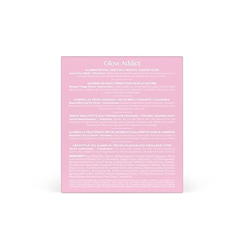 Miniatura 7 de FOREO Glow Addict - Máscara facial activada por OVNI, hidratante facial, vitamina C y vitamina E, para todo tipo de piel y piel opaca,