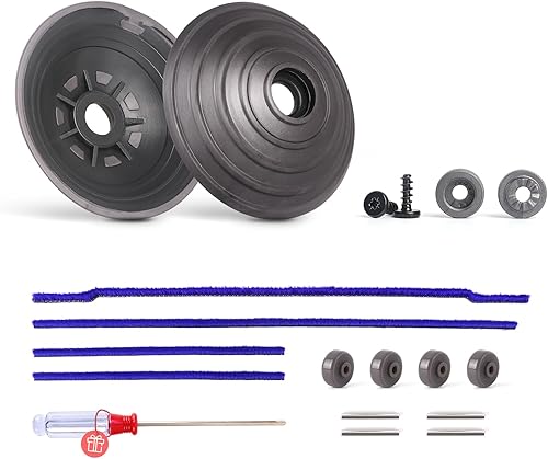 Rueda de bola+tiras de felpa + rodillo de cabeza compatible con Dyson V6 V7 V8 V10 V11 DC62 Partes de cabezal de aspiradora 35W 50W Accesorios de