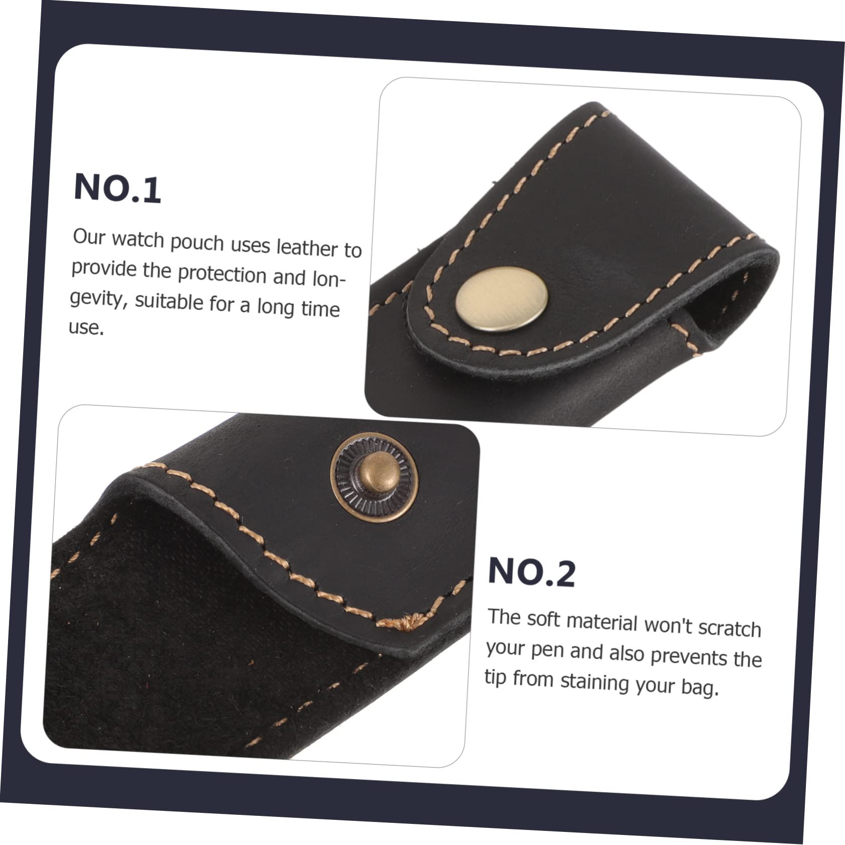 Tofficu 4piezas Estuche De Vintage para Estilográficas y Bolígrafos Funda De Mano Organizador Práctico para y Universidad y Celebraciones