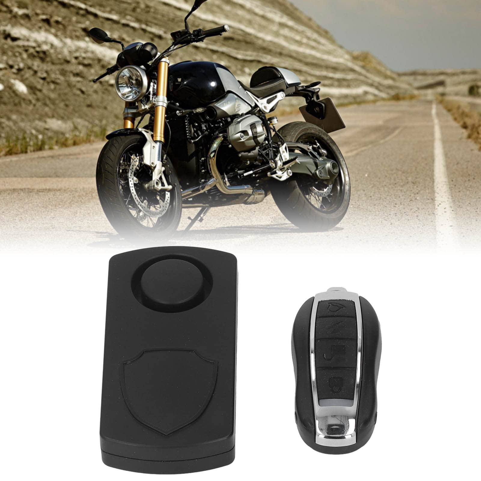 Alarma inalámbrica para bicicleta, Sensor de vibración con Control remoto, alarma impermeable para motocicleta y bicicleta, patinete eléctrico