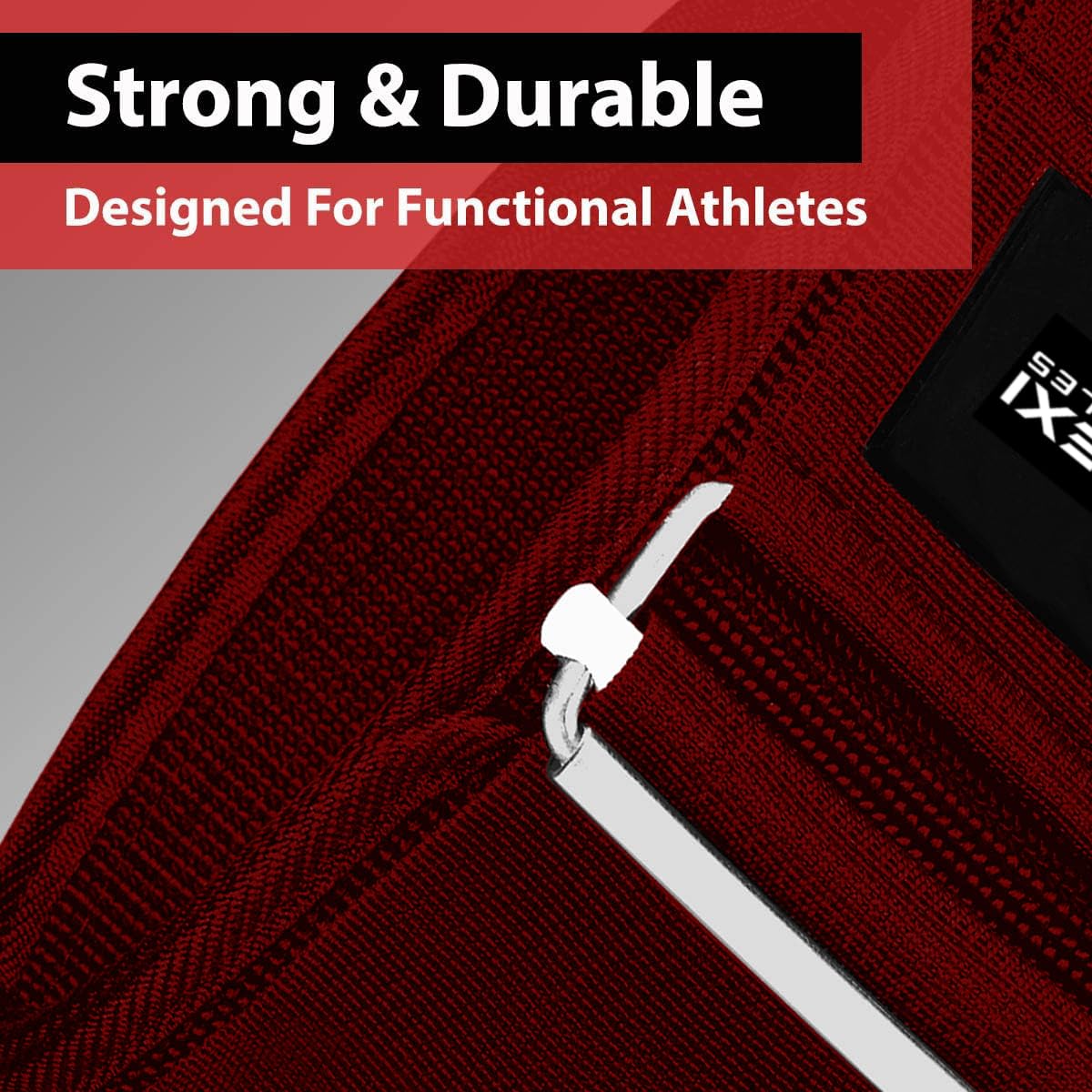 Flexi Muscles Cintura per sollevamento pesi Quick Lock, supporto posteriore regolabile con fibbia in metallo, ideale per powerlifting, cross training e sollevamento olimpico, resistente cintura da