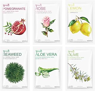 Mascarillas faciales de plantas y frutas para...