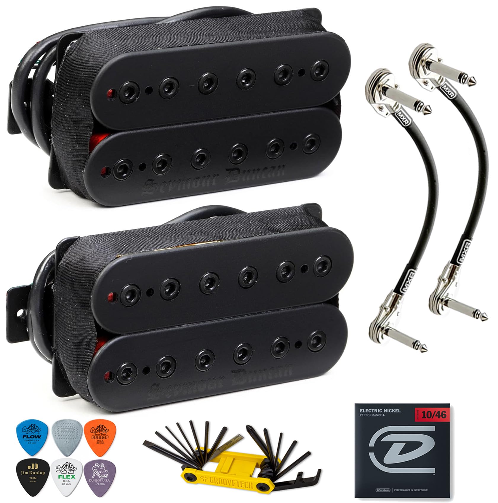 Seymour Duncan Blackened Black Winter Passive High-Output Humbucker Set E-Gitarre Pickups Bundle Hard Rock Heavy Metal