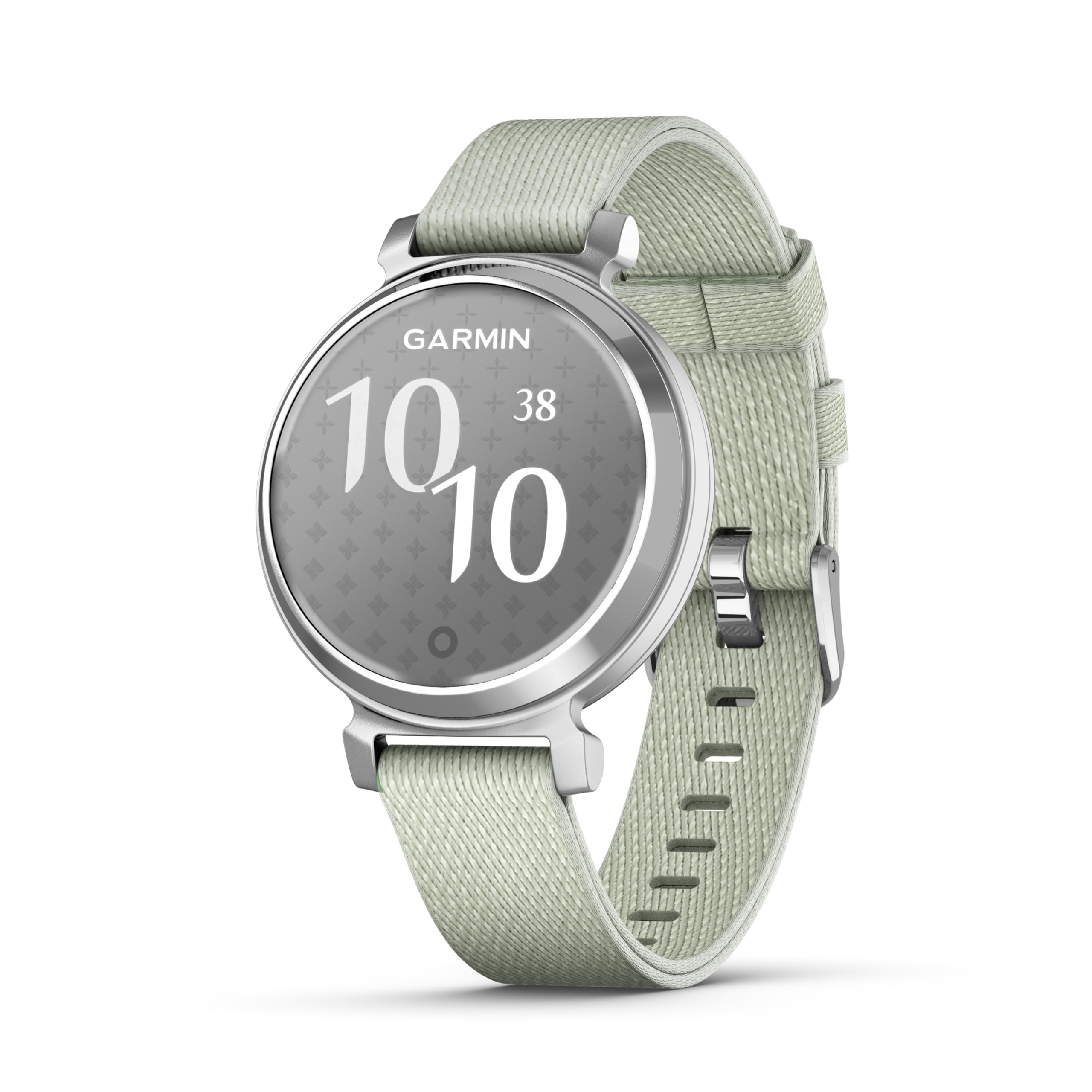 【美品】Garmin Lily 2 スマートウォッチ Sage Gray Garmin Lily® 2 Classic, Silver with Sage Grey Fabric Band : Amazon