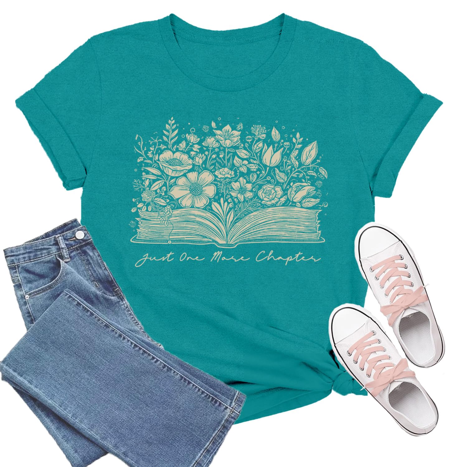 Book Shirts for Women Book Lover T-Shirt Reading Tee Teacher Tops