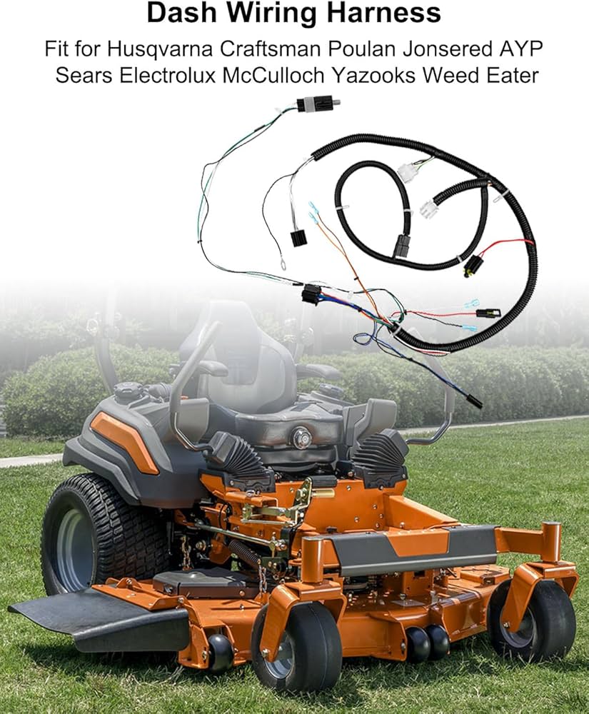 Husqvarna デニム Amazon.com : Replace 532401098 Dash Wiring Harness Fit for
