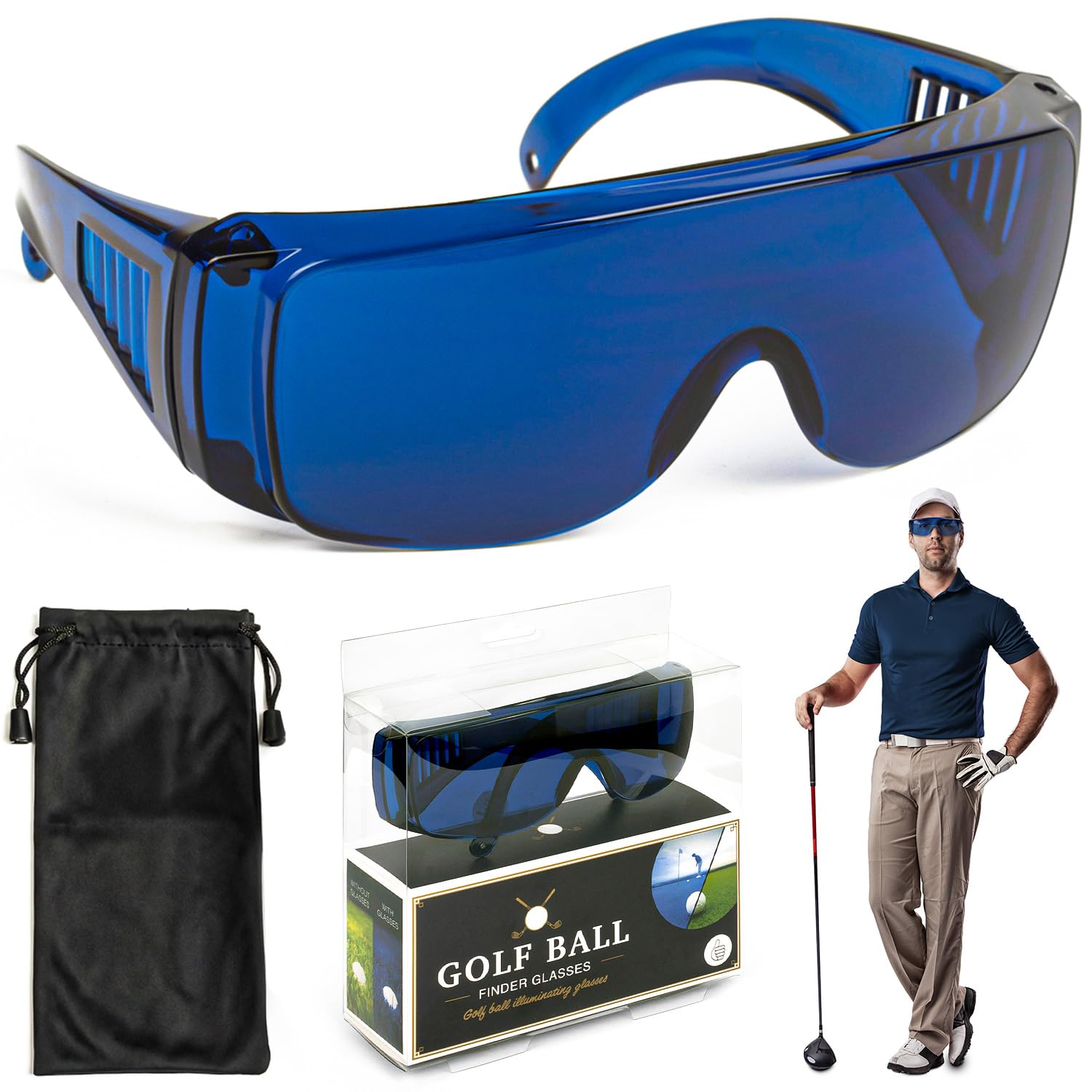 Thumbs Up Original Golf Ball Finder Glasses