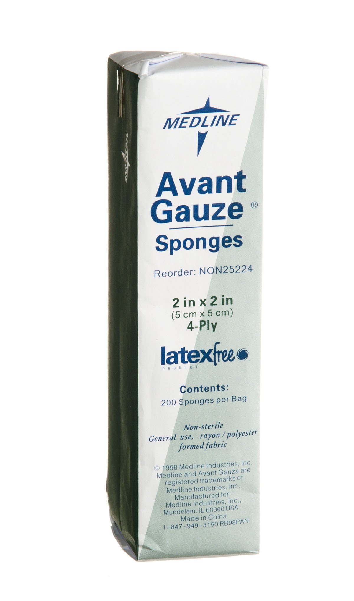 Medline Avant Gauze Sponges: Non-Woven, Non-Sterile, Safe for Latex Sensitivity, 3x3 Inches, 4-Ply, 200 Count — Amazon image 5