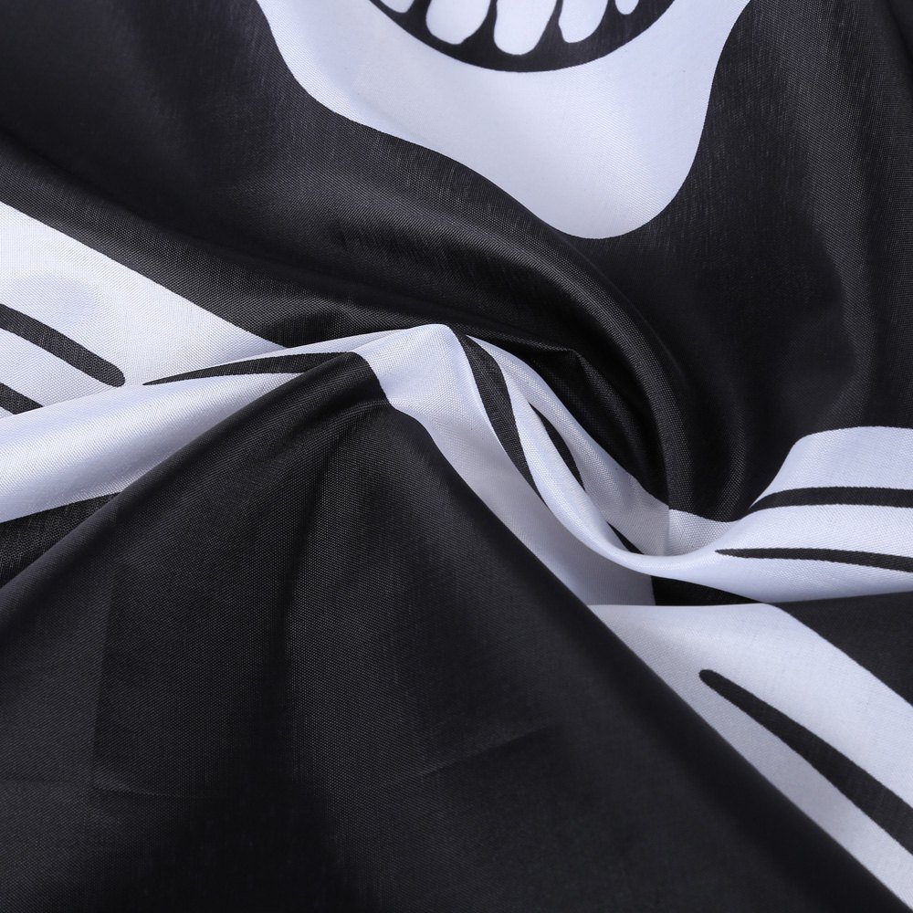 Bandiera Pirati Jolly Roger 90x150 cm con Anelli TRIXES