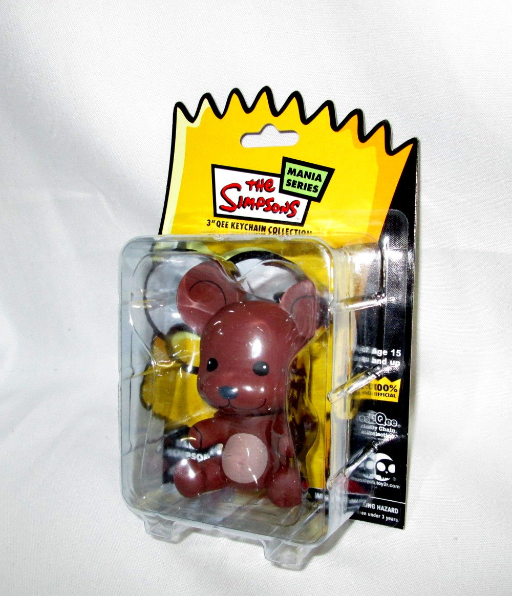 Simpsons Previews Exclusive 3 1/2-Inch Baby Qee 'Rosebud' Bear New Version