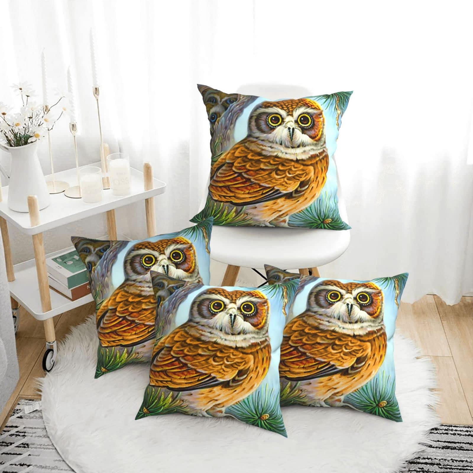 EMEMA Federe in velluto Copricuscini Decorativi Fodere Quadrate per Cuscino per Divano Camera da Letto Casa 40x40 cm Confezione da 2 Oro Luxueux