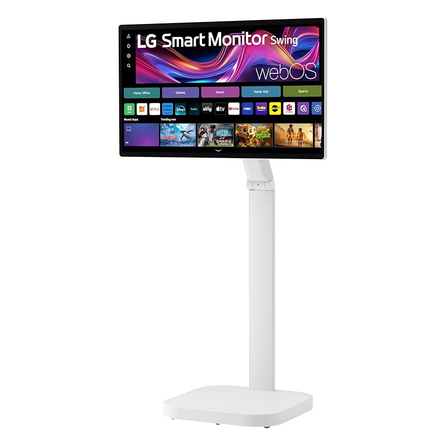 yuho  LG Smart Monitor Swing スマートモニター 移動式4Kスマートモニター「LG Smart Monitor Swing」を本日より発売