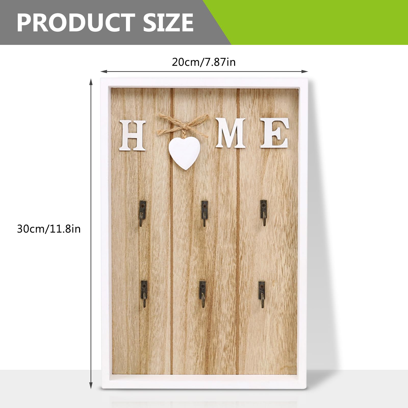 Portachiavi Da Parete SirHoldeer 'Home Sweet Home' - Design In Metallo Con 10 Ganci - Foto 2