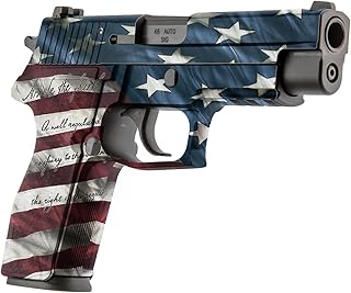 GunSkins Universal Pistol Skin Compatible with Airsoft AEG and BB Gun- Vinyl Wrap - Trim to Install - 100% Waterproof - Non-Reflective Matte Finish - Made in USA