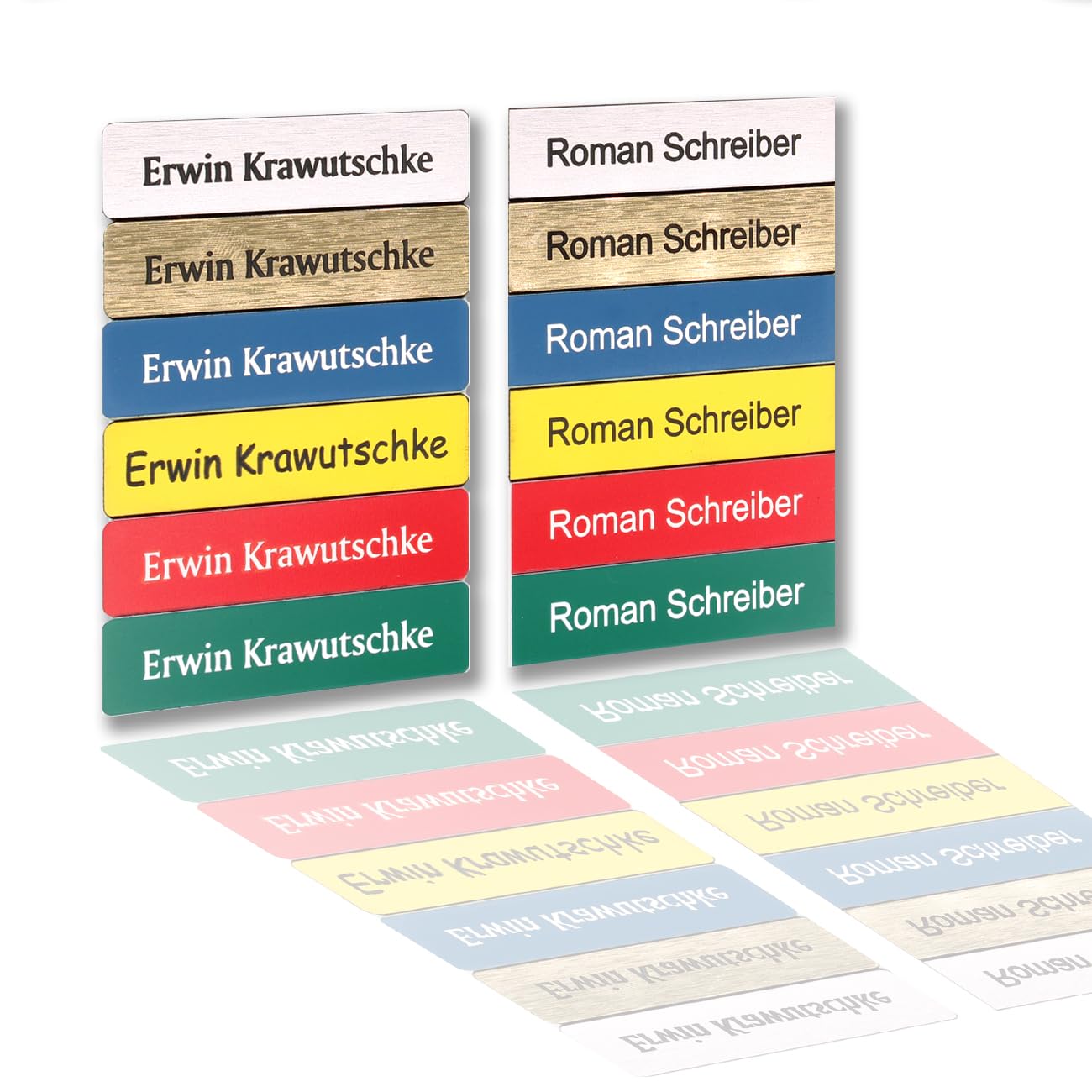 Mailbox Vinyl Decal Stickers Set Of 2 With Name Address And Forest Tree Scene - View #4