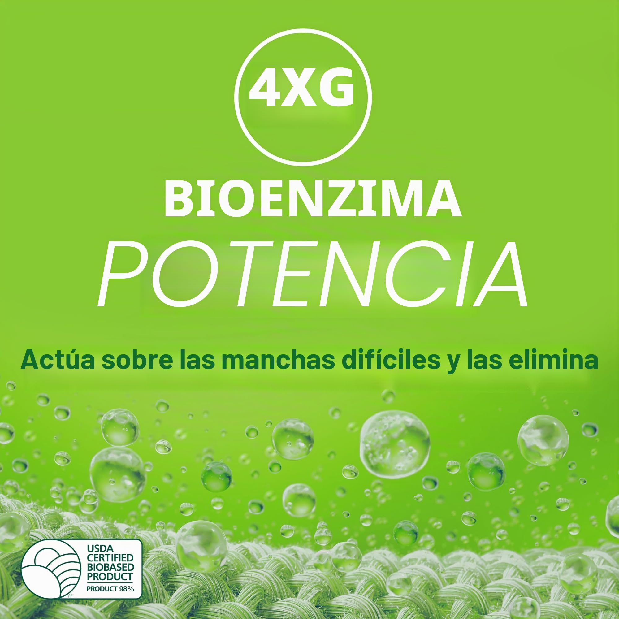 Seventh Generation Detergente para lavandería, 23 onzas (66 cargas) EasyDose, aroma Power+ Clean