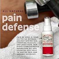 Vista 4 de Pain Be Gone - Spray de aceite de magnesio para calmar dolores y calambres musculares, 2 onzas