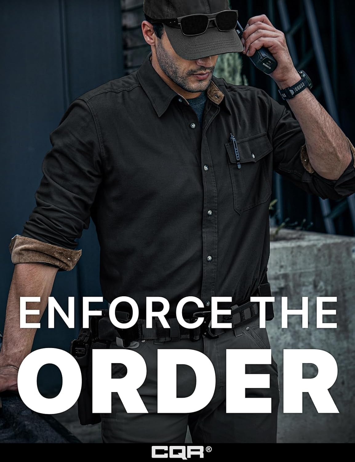 CQR Men's 100% All Cotton Button Down Flannel Shirts, Long Sleeve Brushed Warm Soft Casual Outdoor Plaid Shirt - Image 5