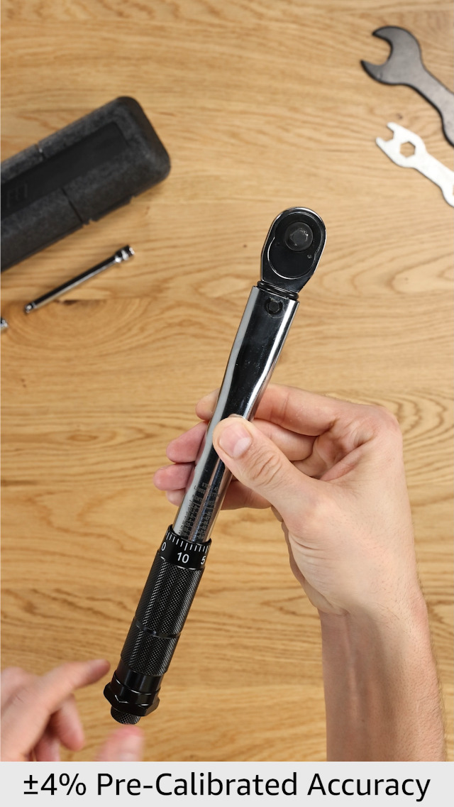 EPAuto 1/4-Inch Drive Click Torque Wrench (20-200 in.-lb. / 2.26