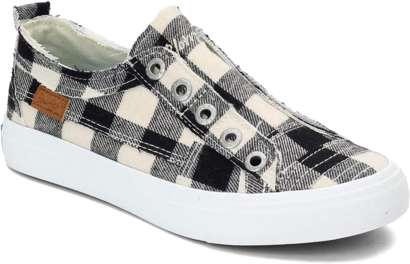 Hippy Plaid Blowfish Sneakers Blowfish Malibu Women's Play Slip On - Main Image