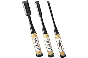 KAKURI Japanese Wood Chisel Set: Precision Carving for Woodworking