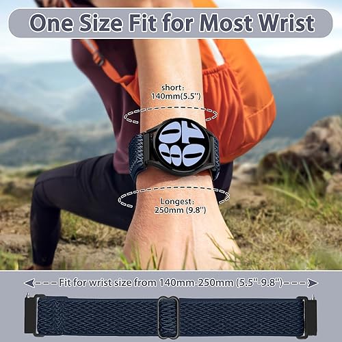 Miniatura 3 de Correa de reloj de liberación rápida - Elección de ancho - Correas de reloj de 18 mm, 19 mm, 20 mm, 22 mm, 24 mm, correas de nylon elásticas