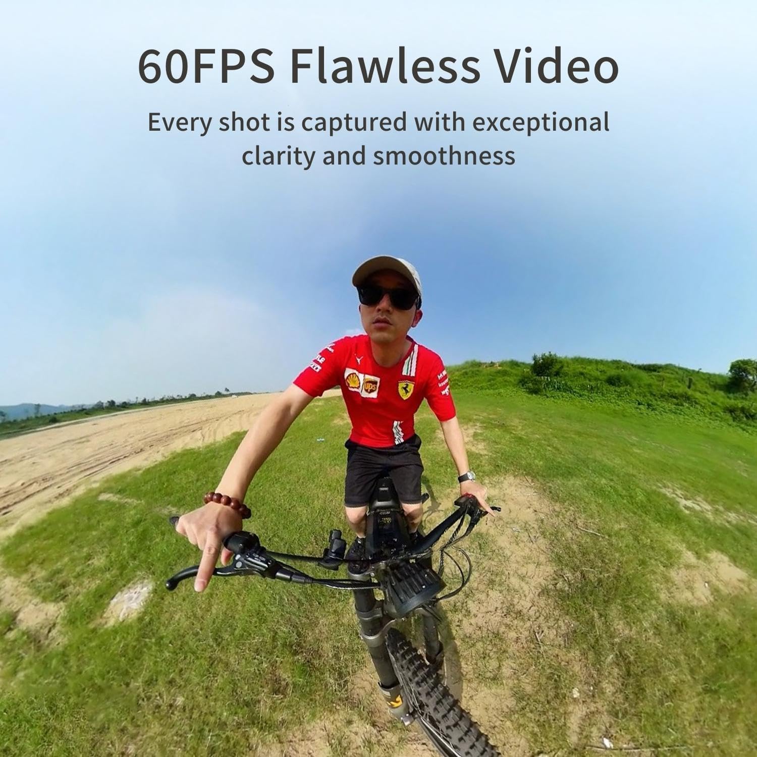 KanDao QooCam 3 Action Camera, 5.7K 62MP Photo 60fps Flawless 360 Video Camera, outdoorowa kamera sportowa z podwójnymi czujnikami 1/1.55" i większą przysłoną F1.6, wodoodporna, stabilizacja.