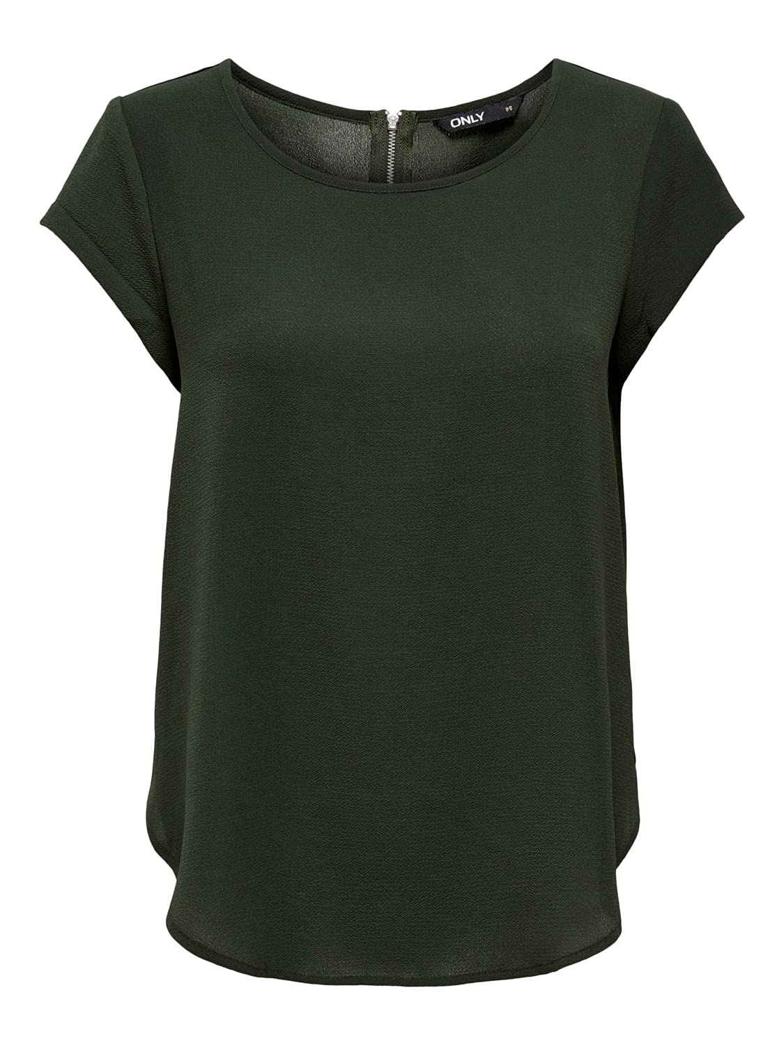 ONLY Women's ONLVIC S/S Solid TOP NOOS WVN T-Shirt, Rosin, 12