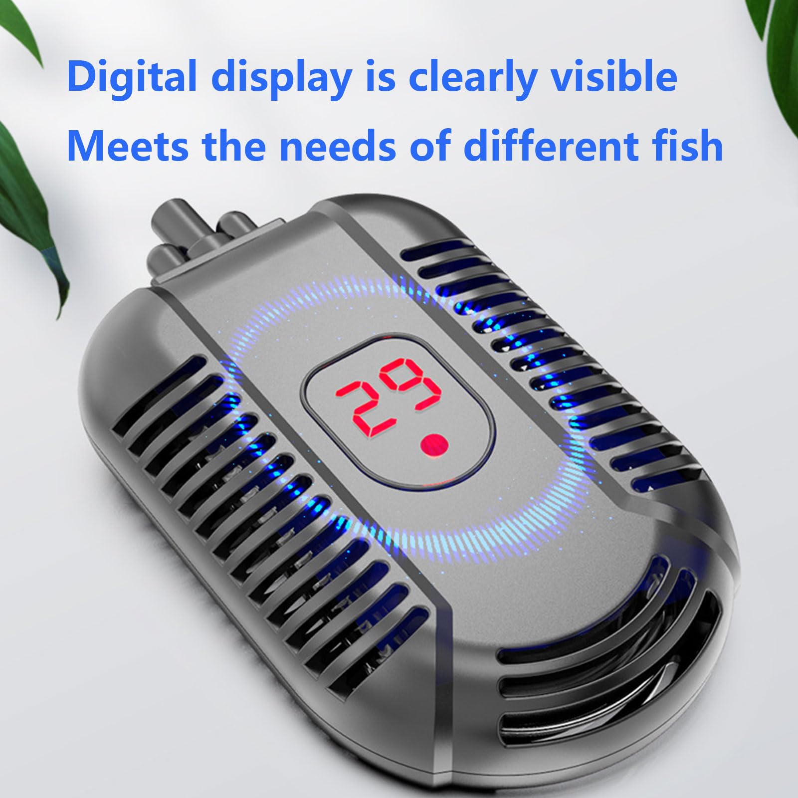 PEIXEN Calentador De Acuario Led, Calentador De Acuario Sumergible, 25w/50w/100w/150w, Controlador De Temperatura Externo, Protección De Alta Temperatura 25w