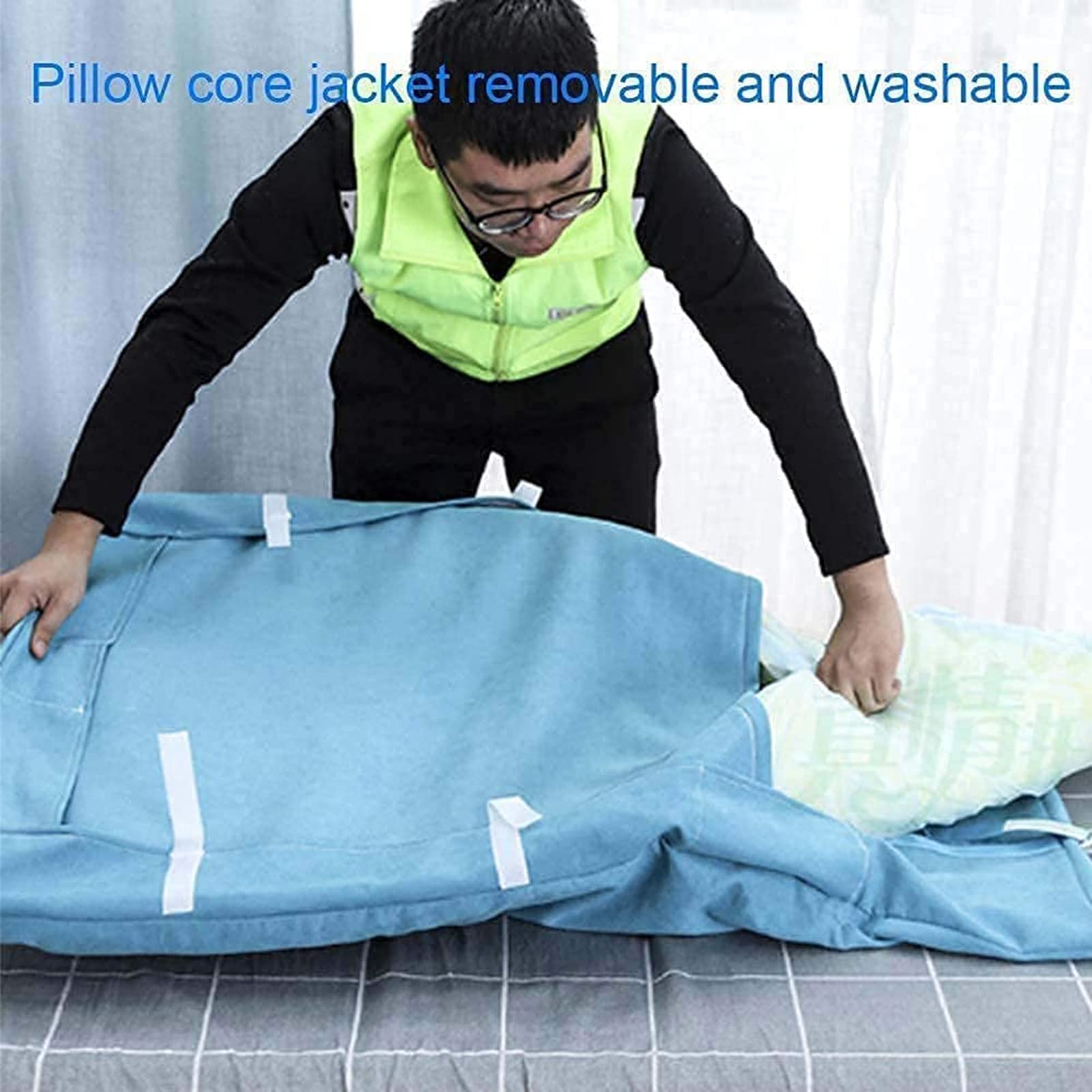 Soporte de espalda ajustable para sentarse o reclinarse en la cama, silla o sofá, ideal para mayor comodidad y asistencia postural