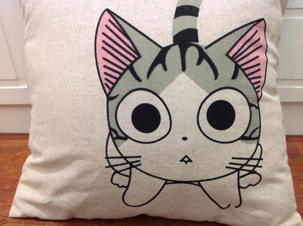 More RM Fashion Cotton Linen Square Throw Pillow Case Pillowcase for Sofa