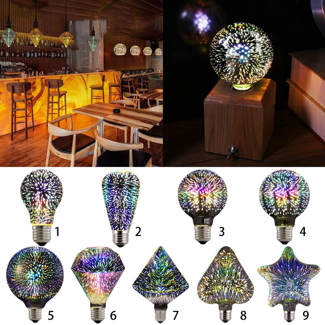 Buy Outgeek 3D LED Colorful Decorative Filament Firework Bar Light