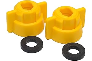 Valley Industries Quick Detach Sprayer Nozzle Caps - W/Gaskets, 2 Pack Fimco Sprayer Tips