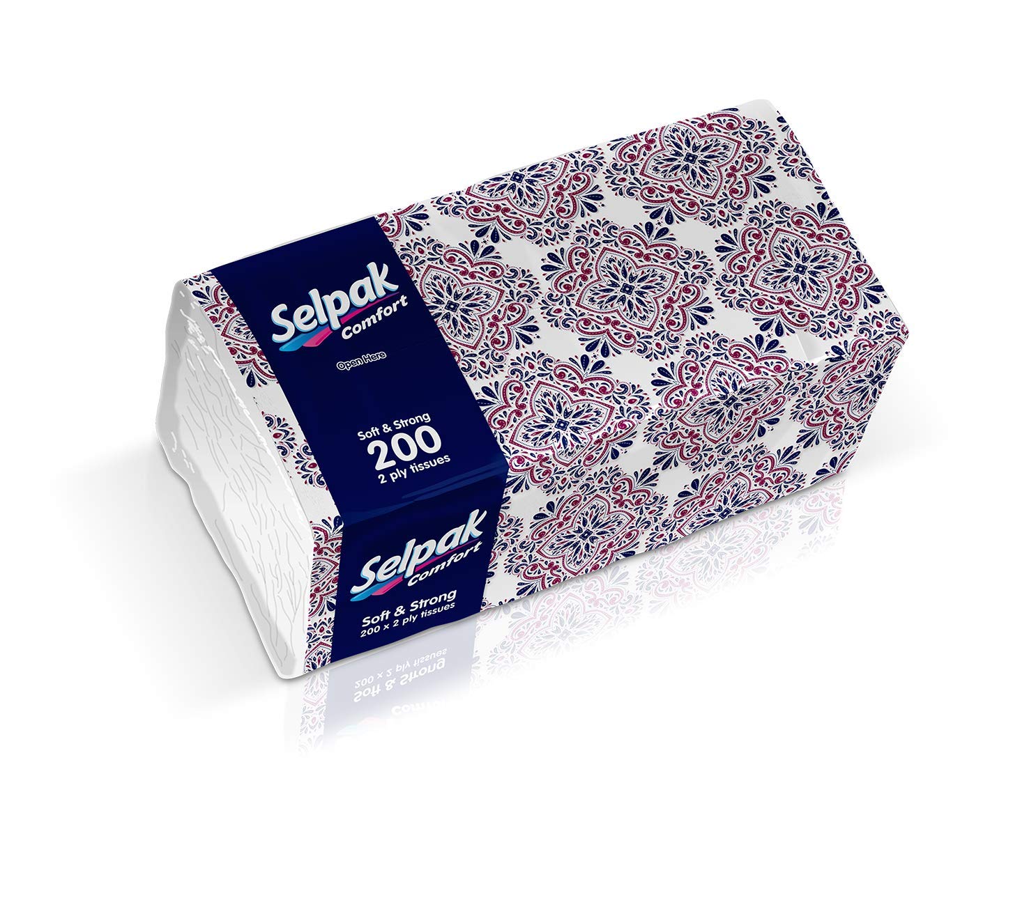 Selpak Facial Tissue Soft pack Refill Pack for Box 2ply 200pulls