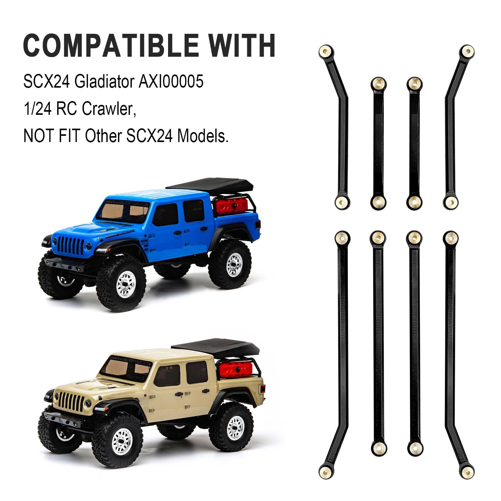 Amazon.com: Hobbypark Aluminum High Clearance Links Set Upgrades